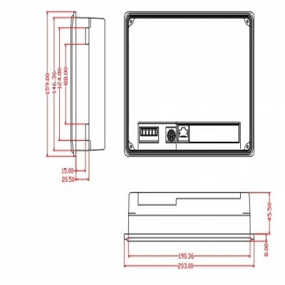 螺桿式低溫冷水機(jī)組控制系統(tǒng)原理分析二 安裝尺寸說明  